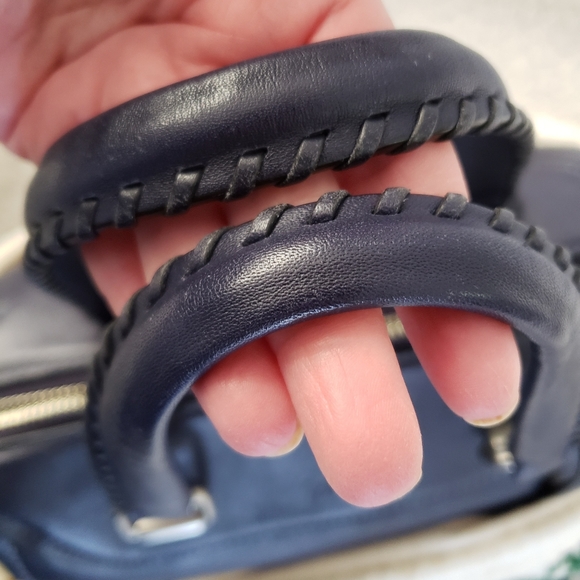 Coach Glovetanned Leather Ace Satchel - Indigo - Picture 11 of 12